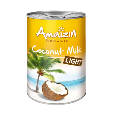 Light coconut milk 400 ml Organic
